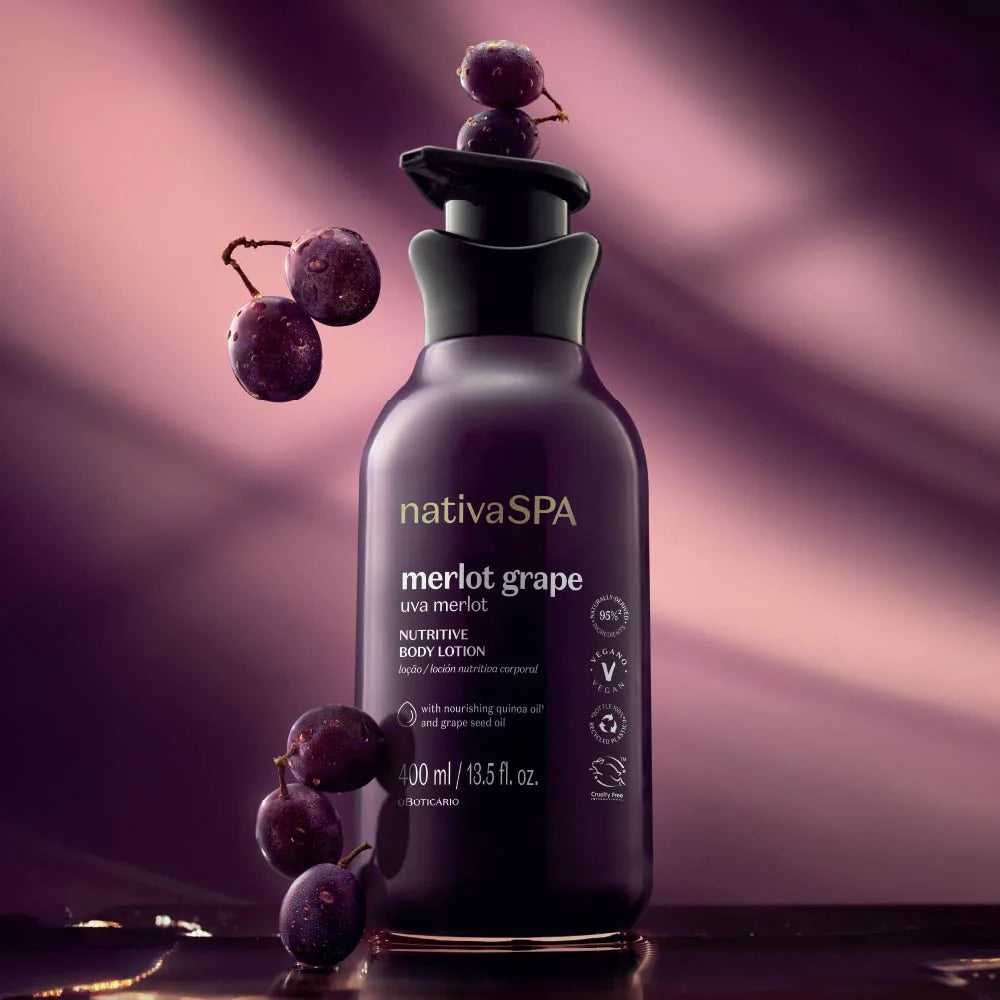 Lotion Hydratante Corps Raisin Merlot | Nativa SPA (400 ml)