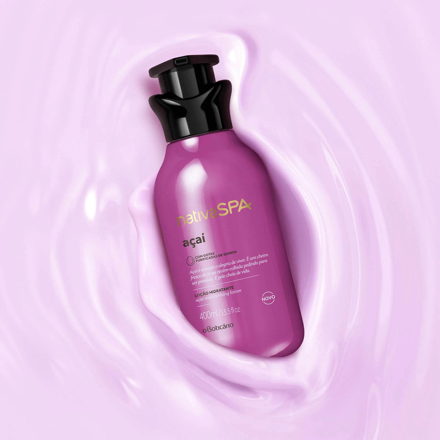 Lait Corps Hydratant Açaí - Nativa SPA | O Boticário (400ml)