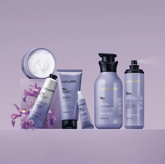 Lotion Hydratante Lissante Lilas – Nativa SPA | O Boticário (Format Voyage- 30ml)