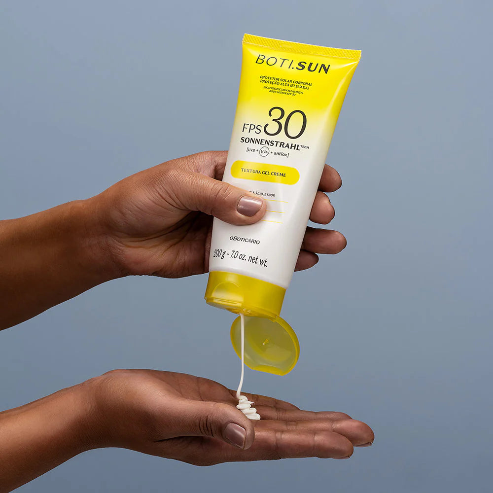 Gel- Crème Solaire Corps FPS30 | Boti.Sun (200g)