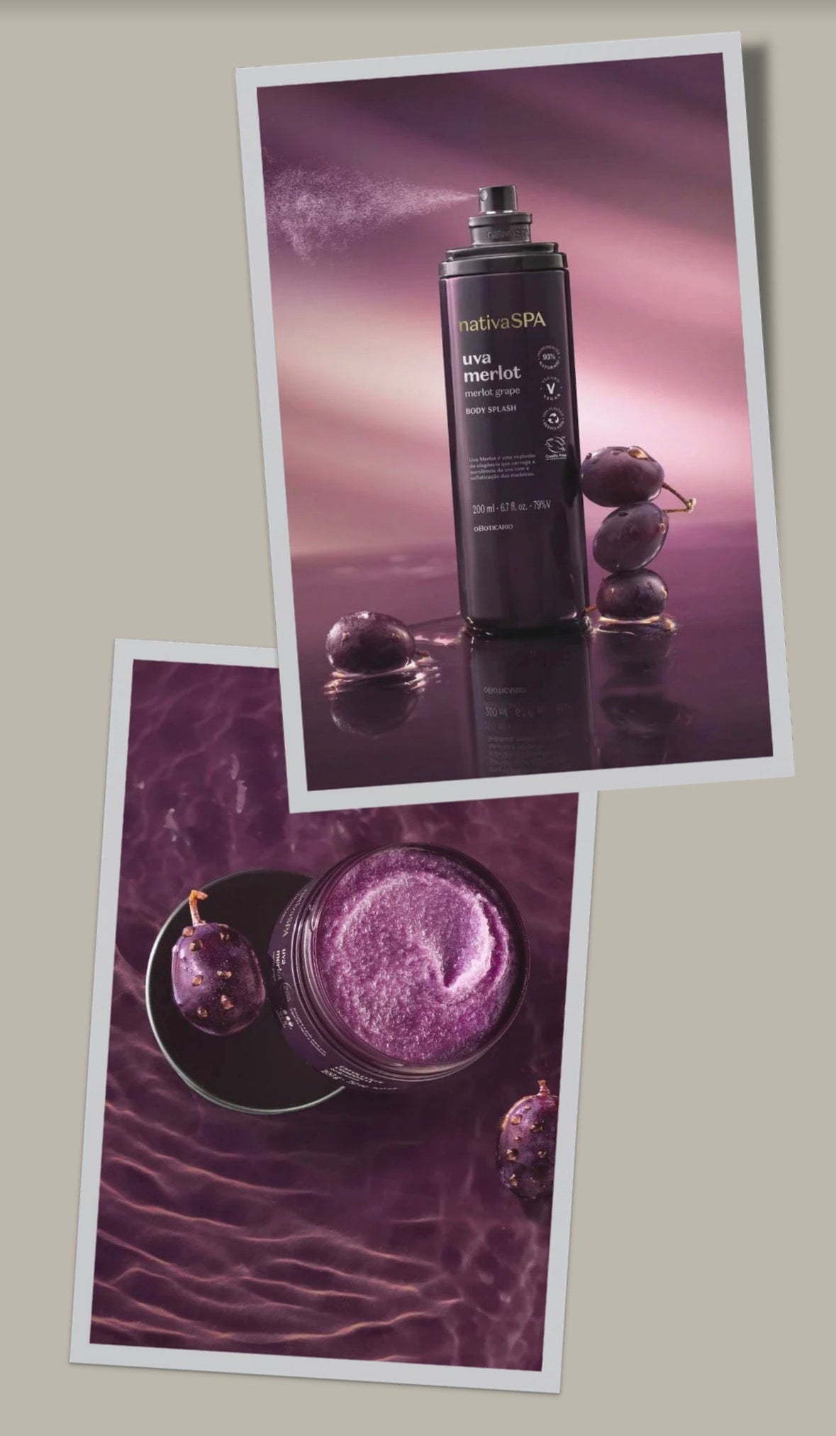 Coffret de Noël Nativa SPA Raisin Merlot
