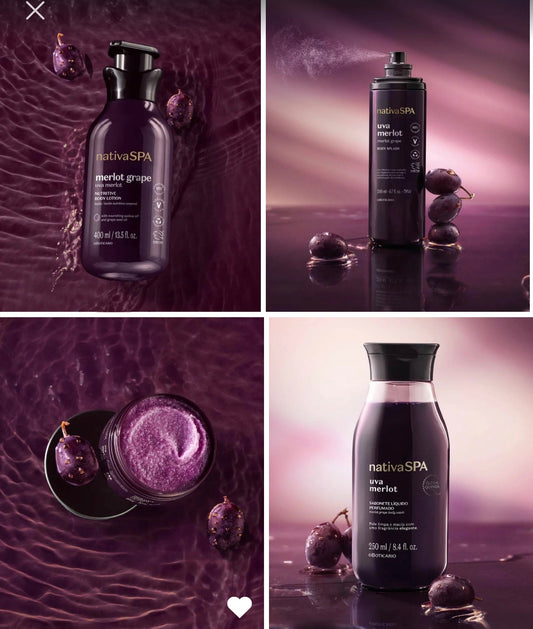 Coffret de Noël Nativa SPA Raisin Merlot