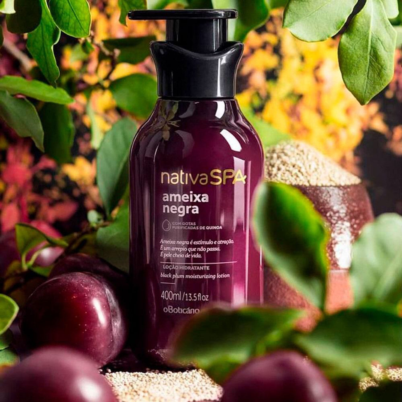 Lait Corps Hydratant Prune Noir | Nativa SPA (400ml)