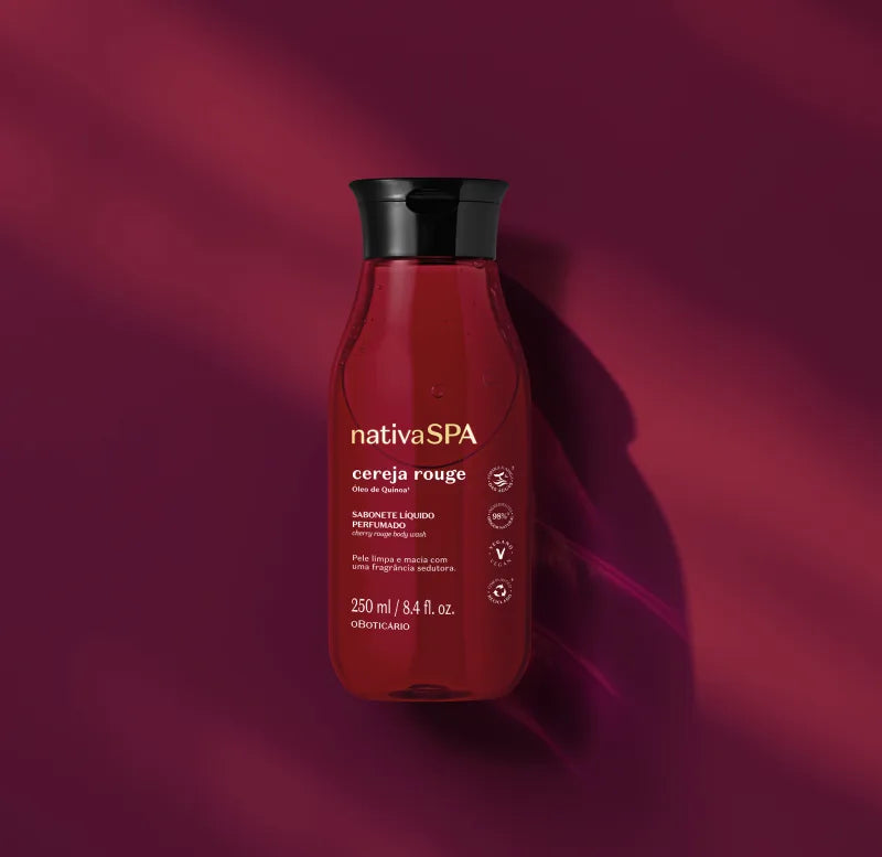 Savon liquide parfumé Cerise Rouge | Nativa SPA (250ml)