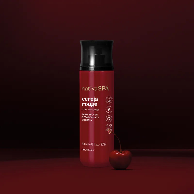 Brume Corporelle Cerise Rouge - Nativa SPA | O Boticário (200ml)