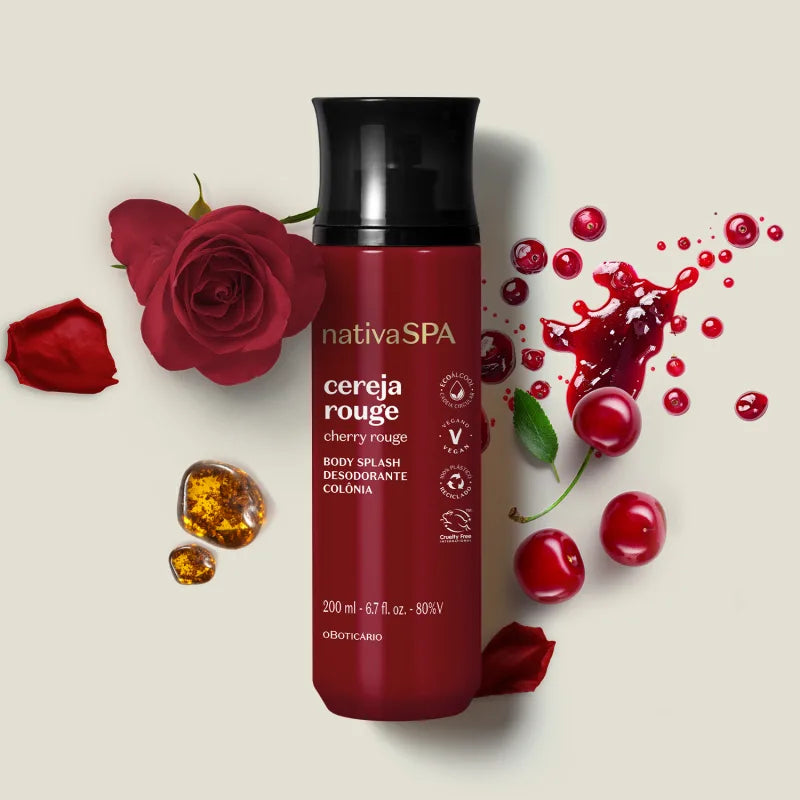 Brume Corporelle Cerise Rouge - Nativa SPA | O Boticário (200ml)