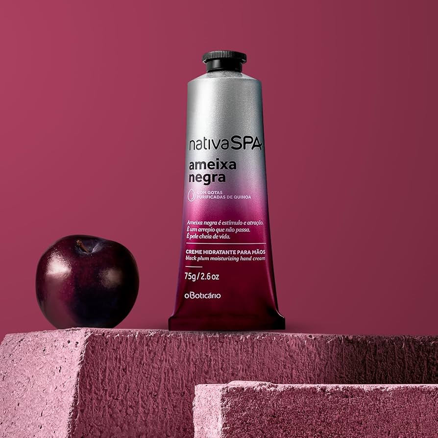 Crème Hydratante pour les Mains Prune Noire | Nativa SPA (75 g)