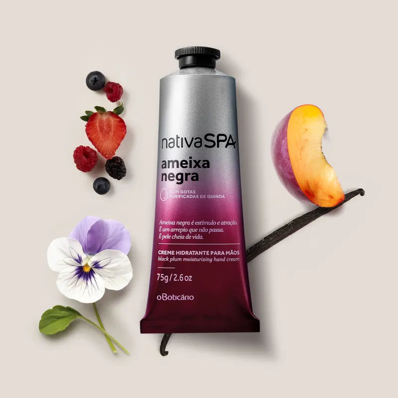 Crème Hydratante pour les Mains Prune Noire | Nativa SPA (75 g)