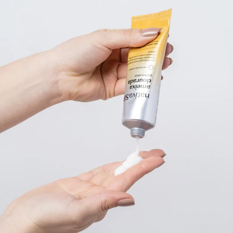 Gel-Crème Hydratant pour les Mains Prune Dorée– Nativa SPA | O Boticário (75 g)