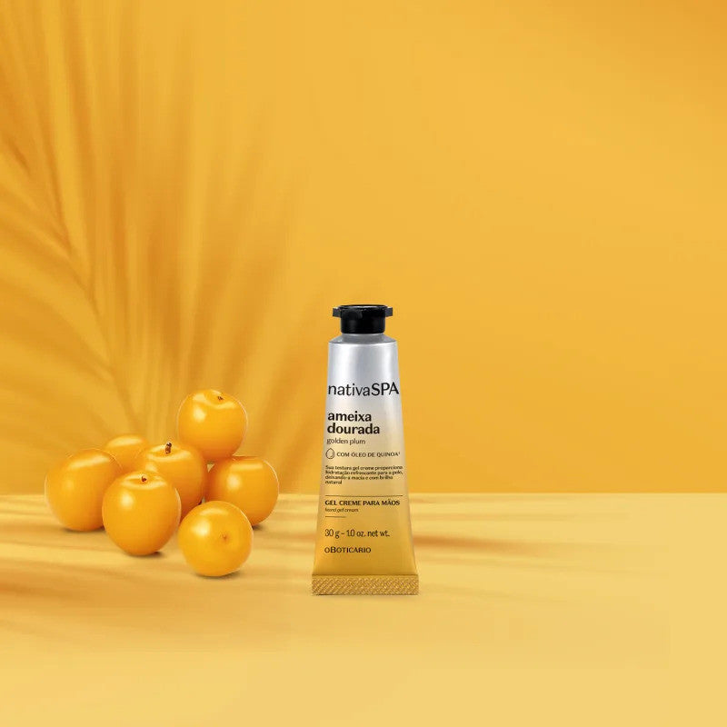 Gel-Crème Hydratant pour les Mains Prune Dorée– Nativa SPA | O Boticário (75 g)
