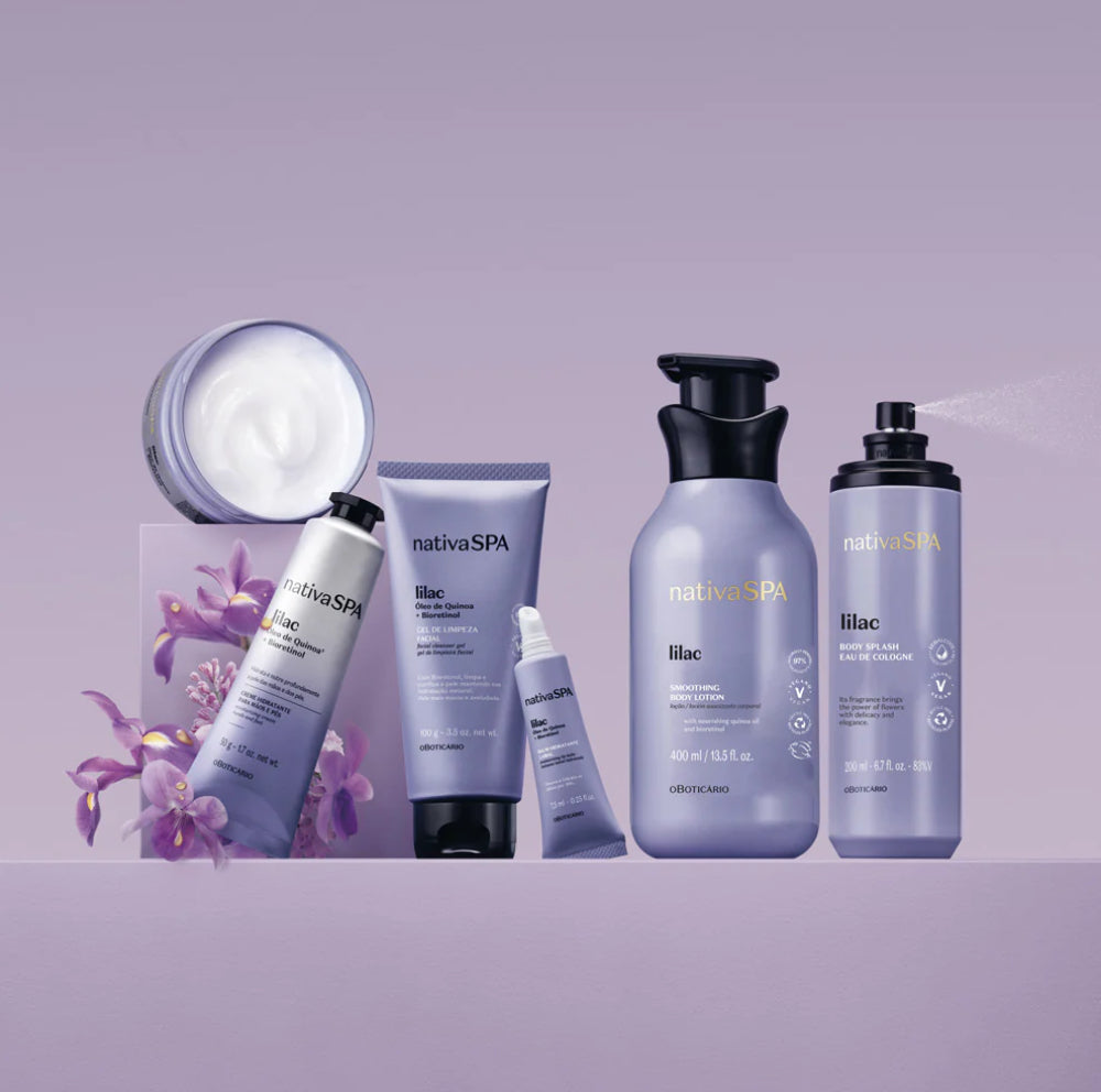 Lotion Hydratante Lissante Lilas – Nativa SPA | O Boticário (Format Voyage- 30ml)