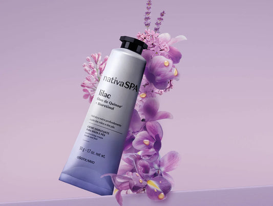 Crème Hydratante Mains & Pieds Lilas – Nativa SPA | O Boticário (50g)