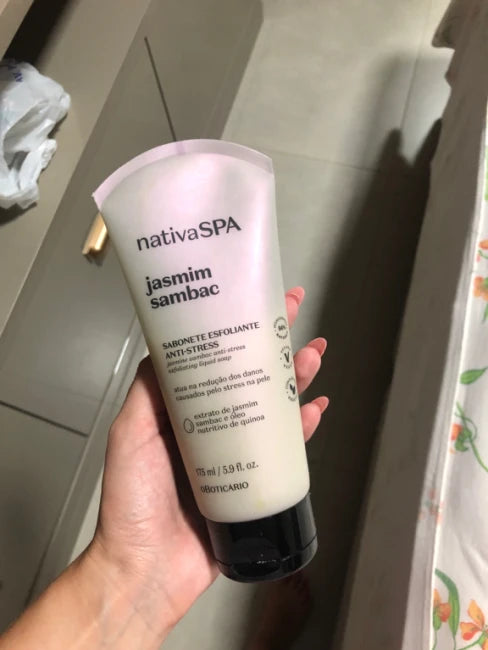 Savon Liquide Exfoliant Jasmin Sambac – Nativa SPA | O Boticário (175 ml)