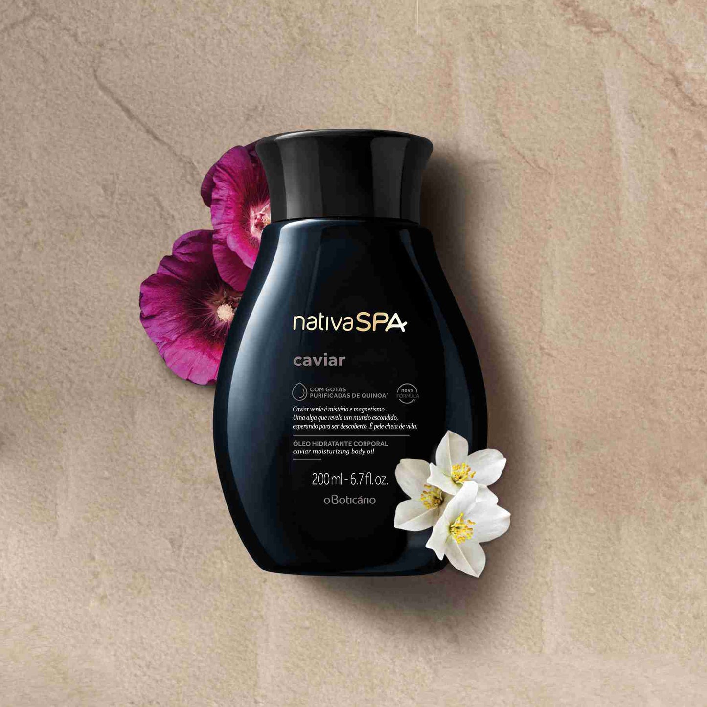 Huile Hydratante Corporelle Caviar – Nativa SPA | O Boticário (200 ml)