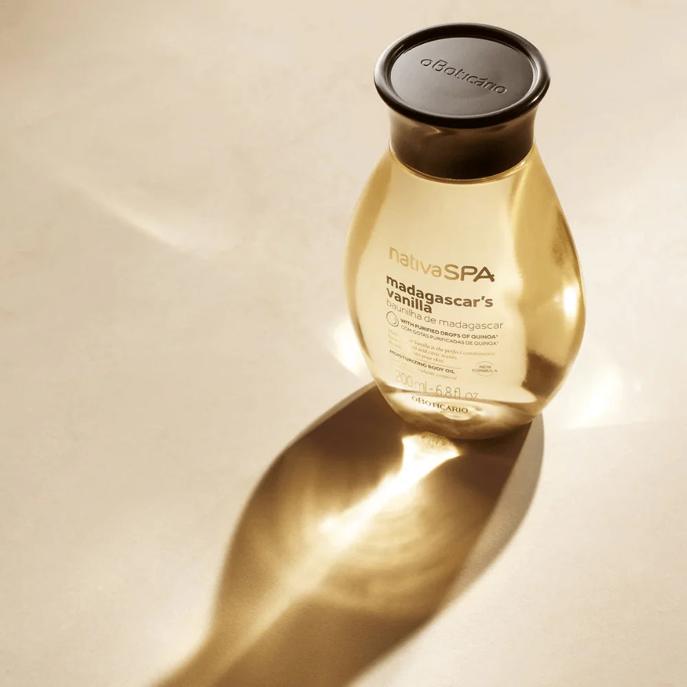 Huile Hydratante Corporelle Vanille de Madagascar – Nativa SPA | O Boticário (200 ml)
