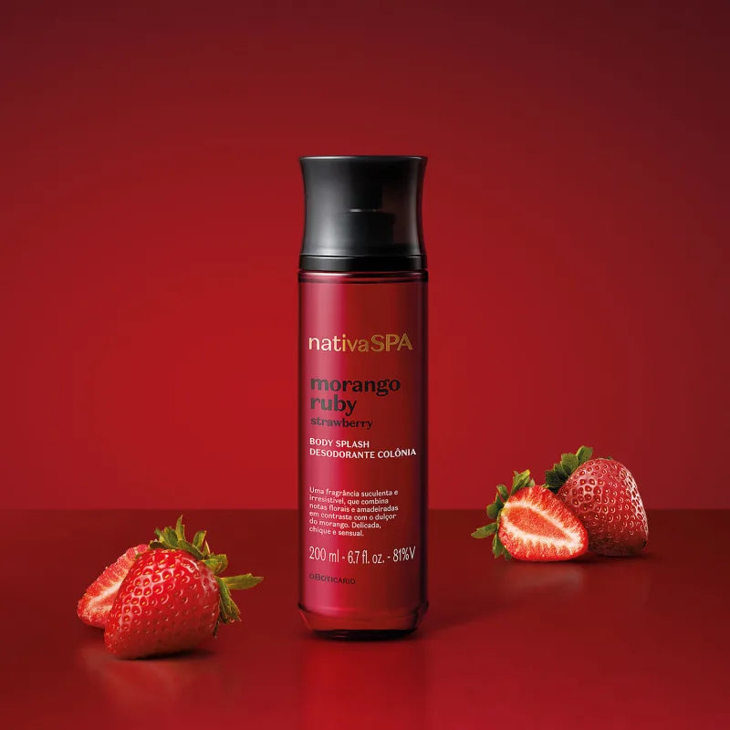 Brume Corporelle Fraise  Ruby – Nativa SPA | O Boticário (200 ml)