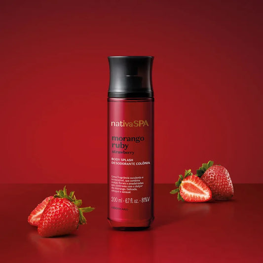Brume Corporelle Fraise  Ruby – Nativa SPA | O Boticário (200 ml)