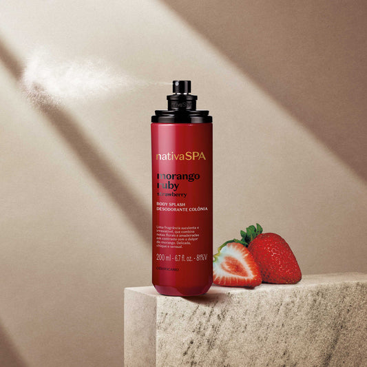 Brume Corporelle Fraise  Ruby – Nativa SPA | O Boticário (200 ml)