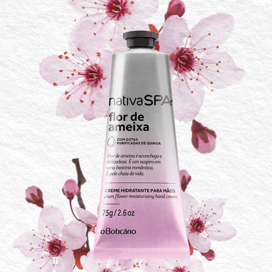 Crème Hydratante pour les Mains Fleur de Prune | Nativa SPA (75g)