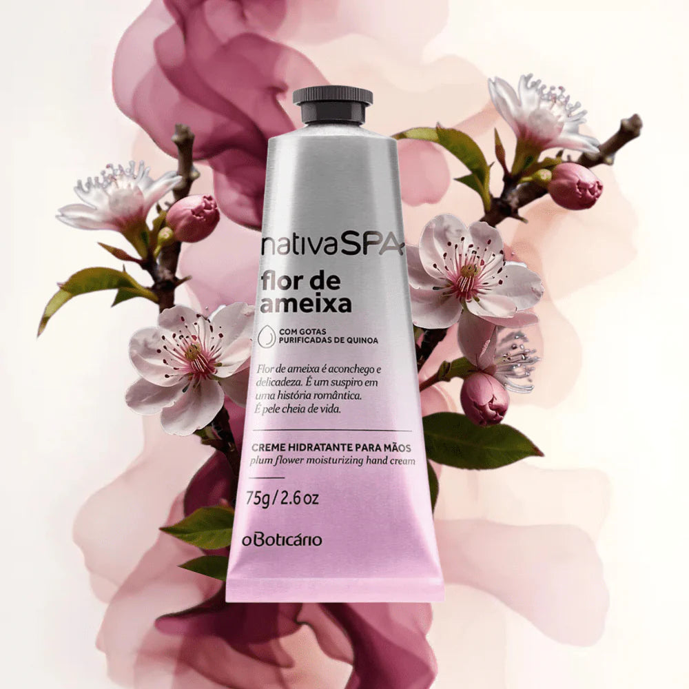 Crème Hydratante pour les Mains Fleur de Prune | Nativa SPA (75g)