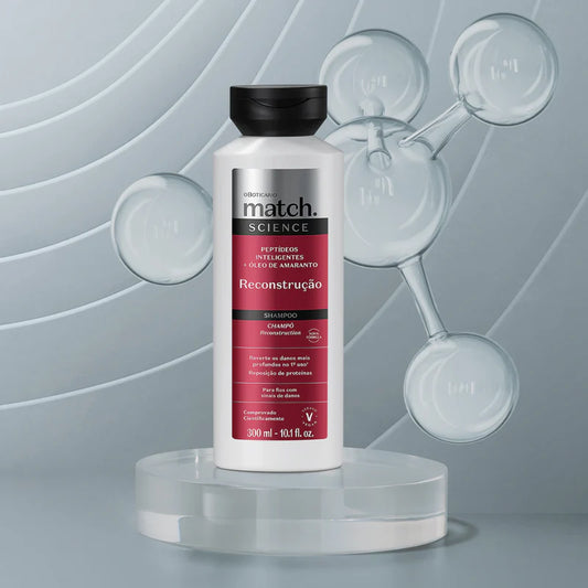 Shampooing Reconstruction – Match Science | O Boticário (300 ml)