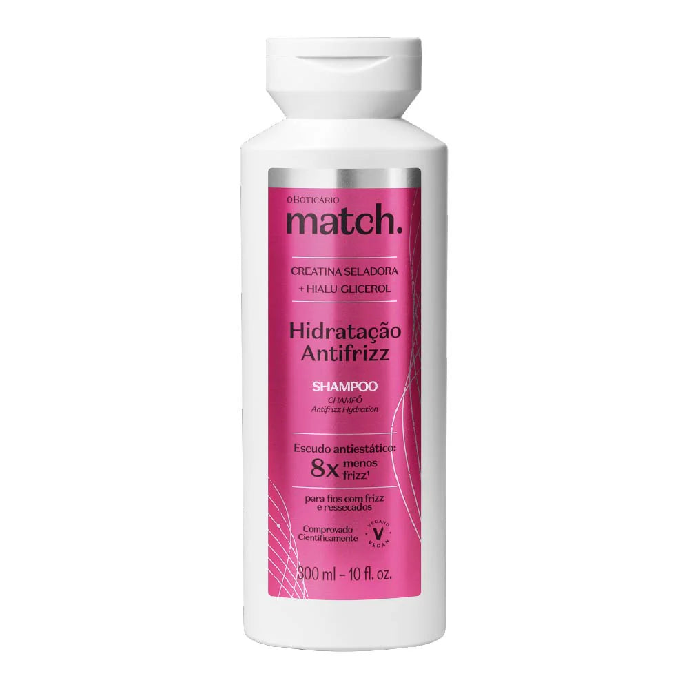 Shampooing Anti‑Frizz – Match. | O Boticário (300 ml)