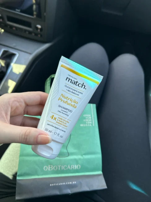 Shampooing Nutrition Profonde – Match. | O Boticário (Format Voyage- 50 ml)