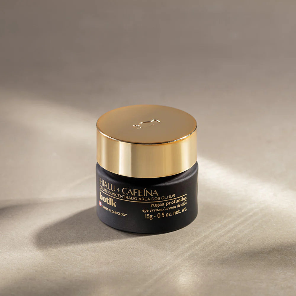 Crème Concentrée pour les Yeux – Caféine + Acide Hyaluronique | Botik (15g)