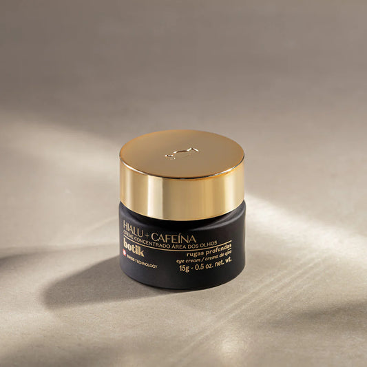 Crème Concentrée pour les Yeux – Caféine + Acide Hyaluronique | Botik (15g)