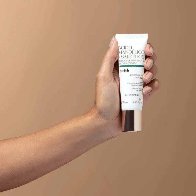 Gel Hydratant Anti-brillance à l’Acide Mandélique + Acide Salicylique | Botik (50g)