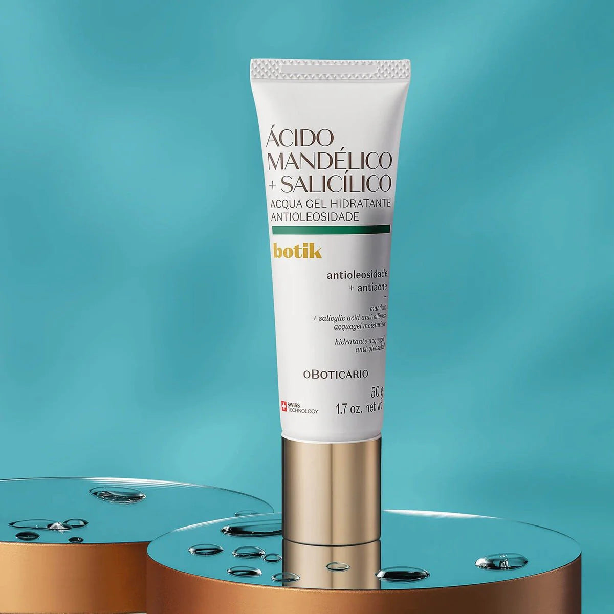 Gel Hydratant Anti-brillance à l’Acide Mandélique + Acide Salicylique | Botik (50g)