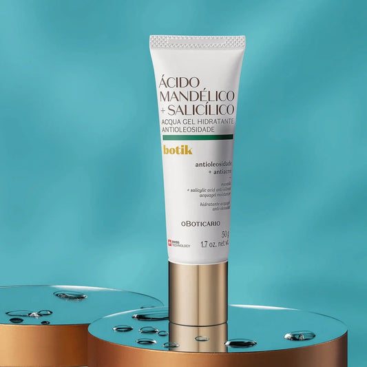 Gel Hydratant Anti-brillance à l’Acide Mandélique + Acide Salicylique | Botik (50g)