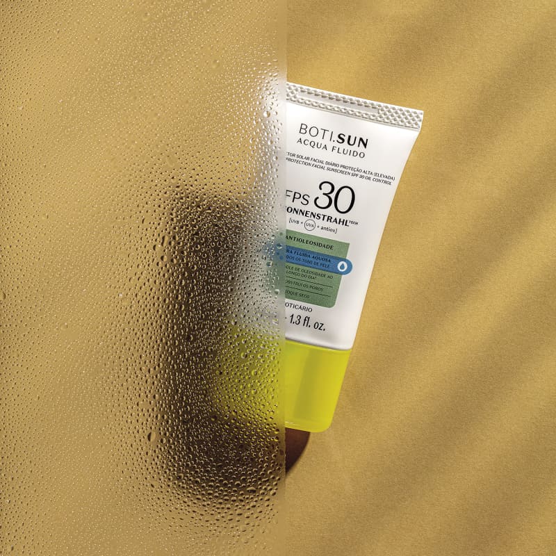 Crème Solaire Visage Anti-brillance Acqua Fluide FPS 30 | Boti.Sun (40ml)