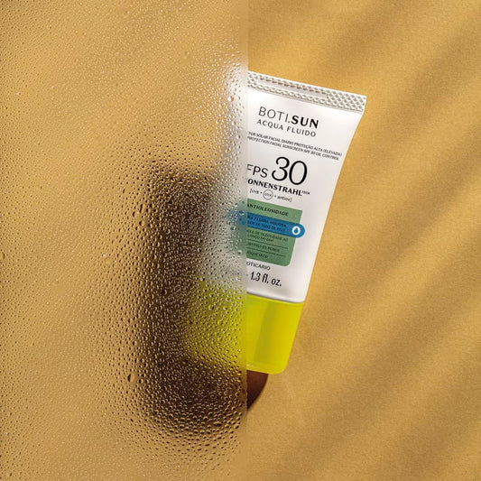 Crème Solaire Visage Anti-brillance Acqua Fluide FPS 30 | Boti.Sun (40ml)