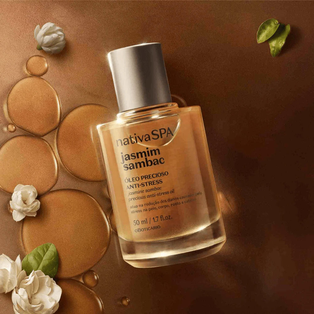 Huile Précieuse Multi-bénéfice Peau & Cheveux Jasmin Sambac | Nativa SPA (50ml)