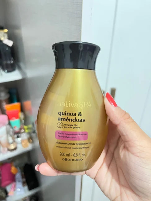 Huile Hydratante Amandes & Quinoa | Nativa SPA (200ml)
