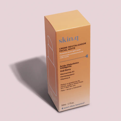 Crème Revitalisante Visage Nuit | Skin.q (50 ml)