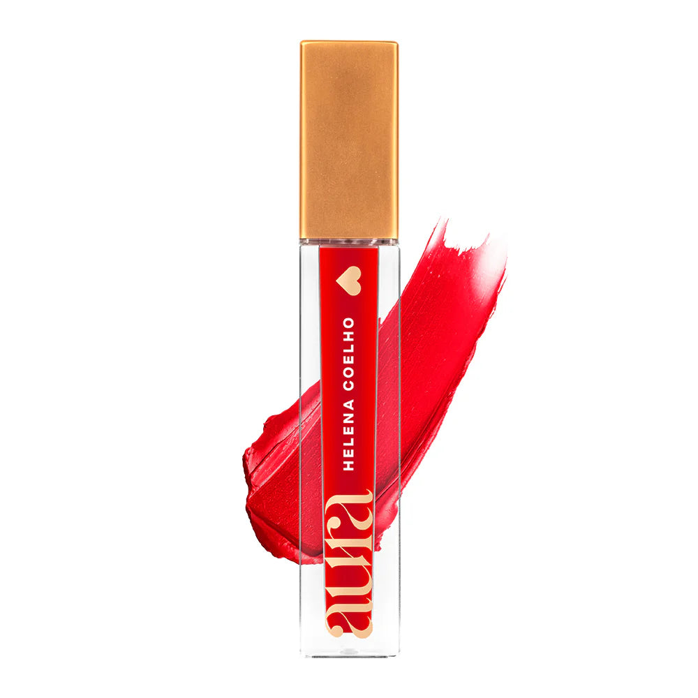 Rouge à Lèvres Liquide Aura By Helena Coelho - Unbreakable Red | AURA (4 ml)